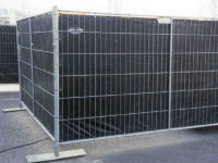Plandeka PE FENCE TARP 1,76x3,41 150g/m2 / czarny /  z atestem trudnopalności