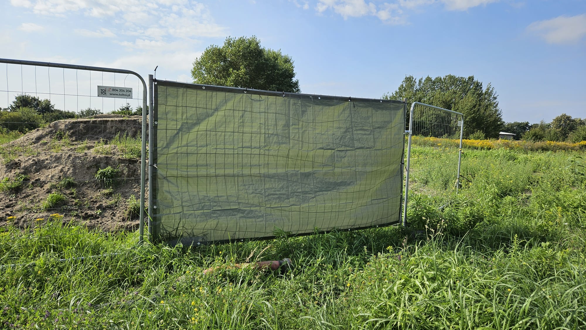 Plandeka PE FENCE TARP 1,76x3,41 150g/m2 /  zielony /  bez atestu trudnopalności