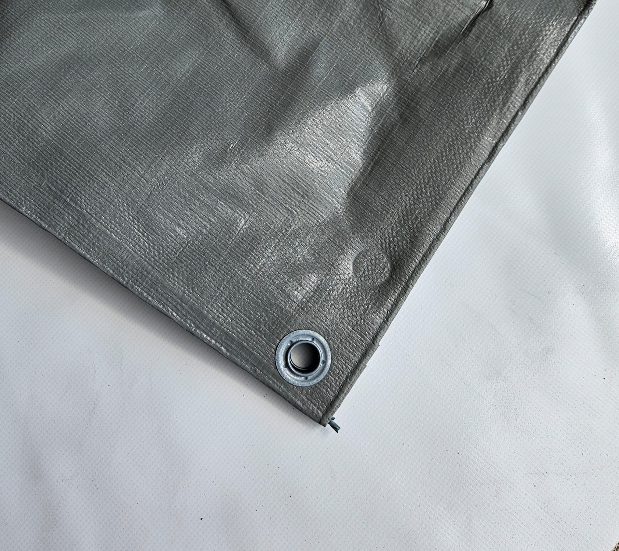 Plandeka PE SUPER TARP premium 250g/m2 300KLY / szary / 8x10