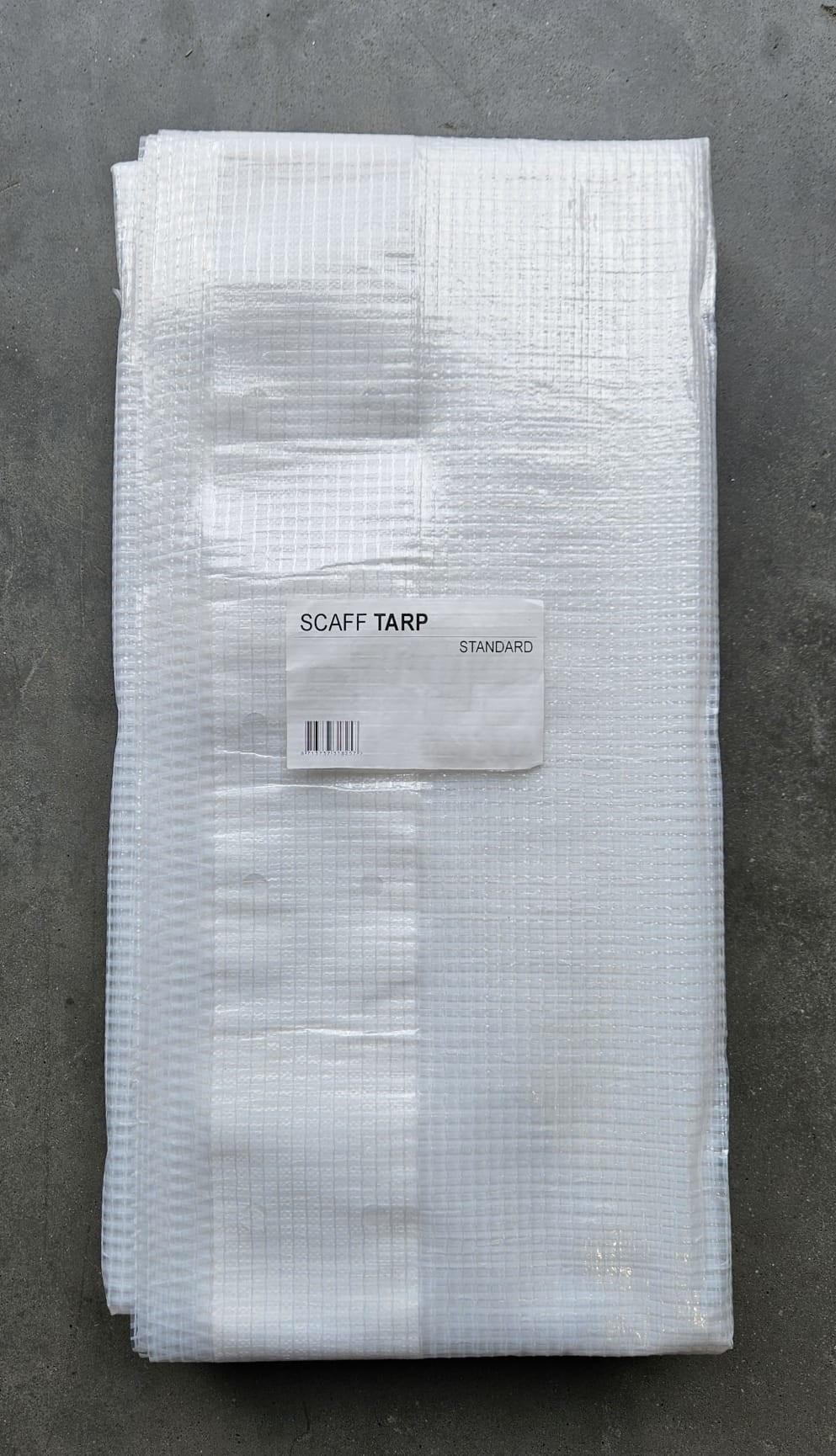 Plandeka rusztowaniowa HDPE/LDPE SCAFF TARP 150g/m2 STANDARD / 2,7x10