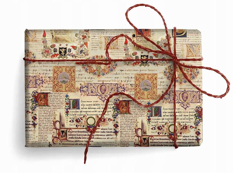 Papier ozd.PRESTIGE GOLD wzór: SCRIPTORIUM