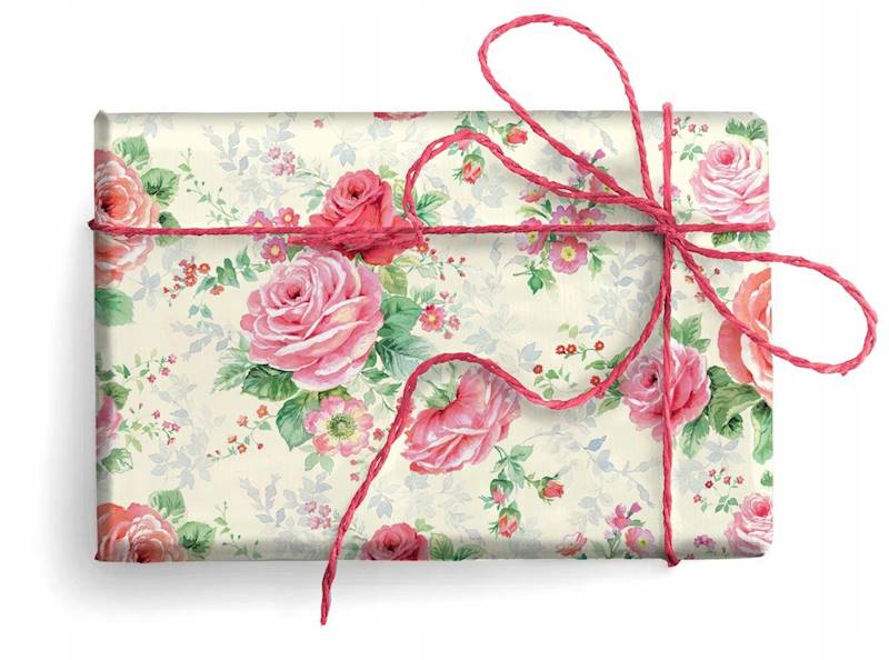 Papier ozd.PRESTIGE GOLD wzór: ROSE GARDEN