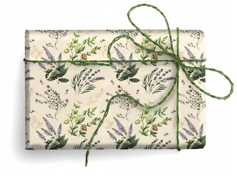 Papier ozd.PRESTIGE GOLD wzór: MEDICINAL HERBS
