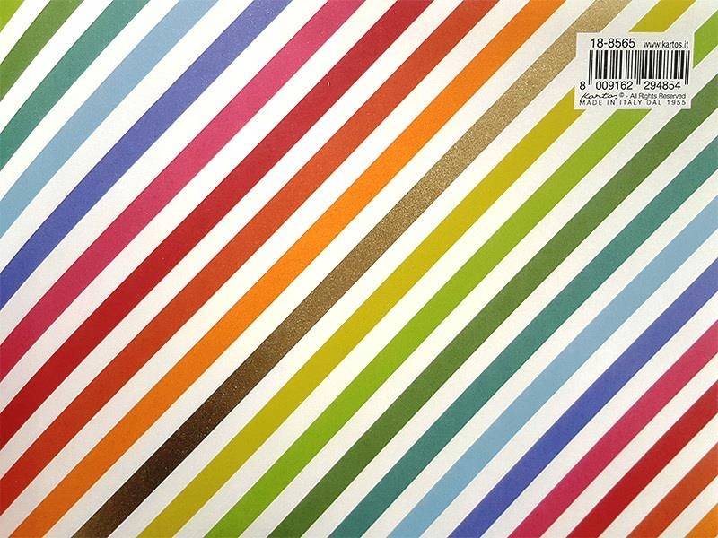 Papier ozd.PRESTIGE GOLD wzór: PASKI SKOŚNE