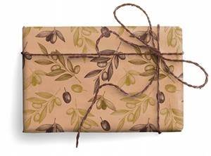 Papier ozd.KRAFT OLIVE