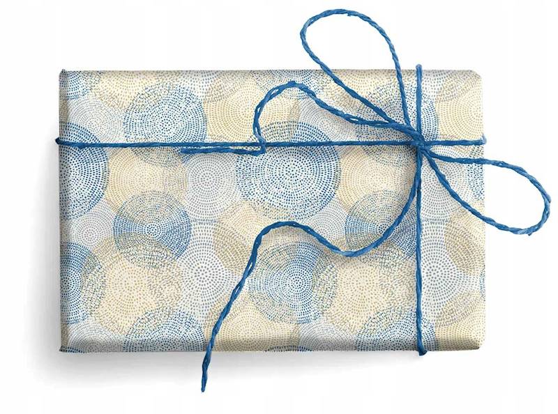 Papier ozd.PRESTIGE GOLD wzór: CIRCLES