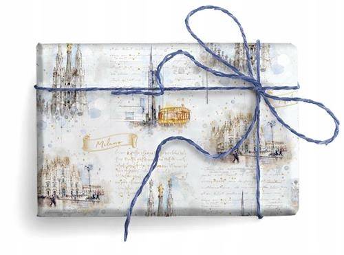 Papier ozd.PRESTIGE GOLD wzór: MILANO WATERCOLOR 