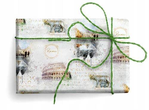 Papier ozd.PRESTIGE GOLD wzór: ROMA WATERCOLOR 