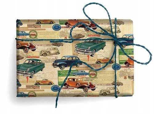 Papier ozd.PRESTIGE GOLD wzór: CARS