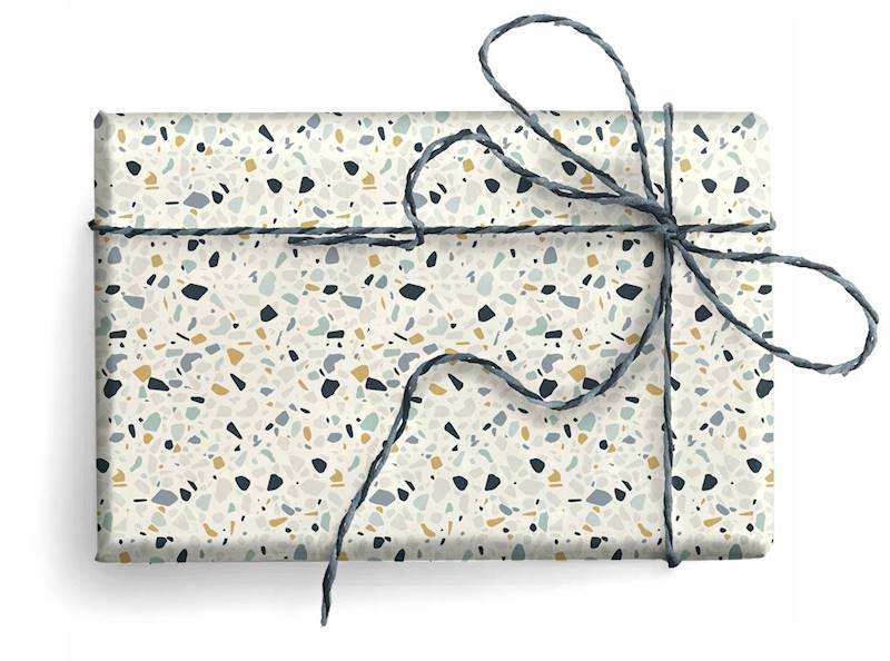 Papier ozd.PRESTIGE GOLD wzór: TERRAZO