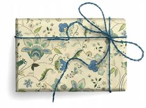 Papier ozd.PRESTIGE GOLD wzór: BLUE BLOSSOM