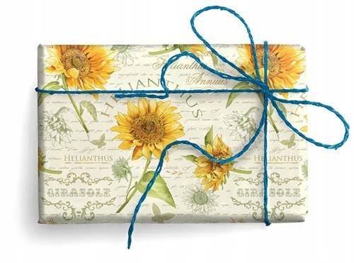 Papier ozd.PRESTIGE GOLD wzór: HELIANTHUS