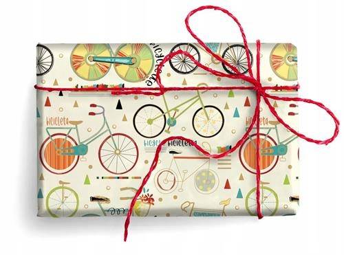 Papier ozd.A BICICLETTE złocony