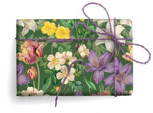Papier ozd.PRESTIGE GOLD wzór: XL FLOWERS 