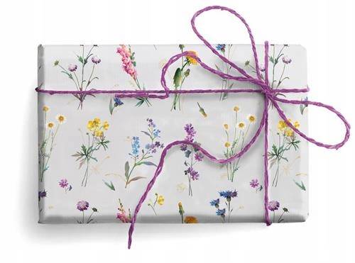 Papier ozd.PRESTIGE GOLD wzór: WILD FLOWERS 