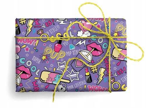 Papier ozd.A POP STYLE sreberko