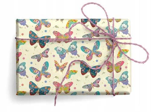 Papier ozd.PRESTIGE GOLD wzór: BUTTERFLIES 