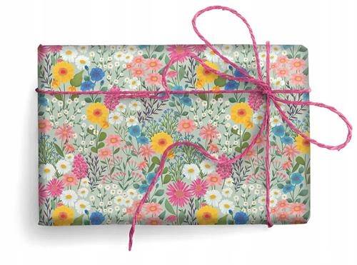 Papier ozd.A  FIORI DI CAMPO złocony