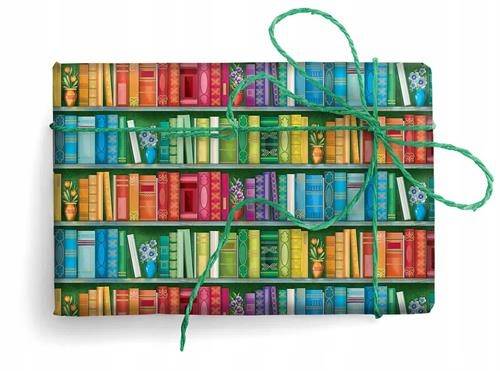 Papier ozd.A LIBRERIA ARCOBALENO złocony