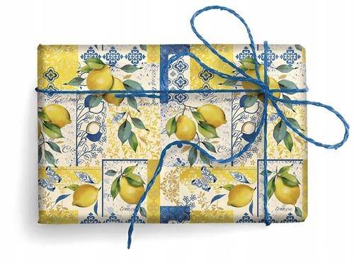 Papier ozd.A LIMONI E DECORI złocony