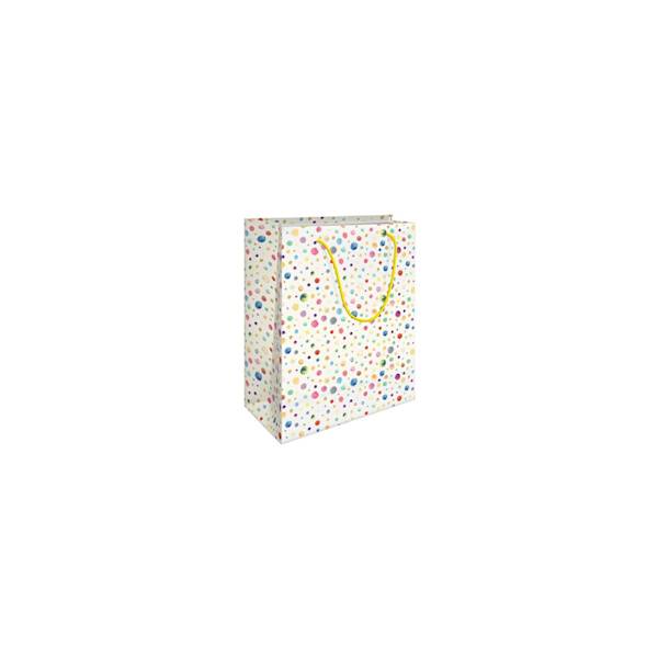 Torebka 23x30x10  RAINBOW DOTS 180g