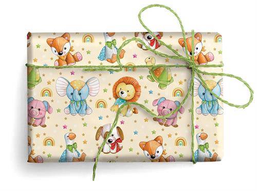 Papier ozd.A PELUCHES  złocony