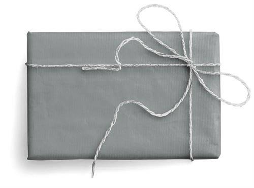 Papier ozd.KRAFT  ARGENTO / Silver/ Srebrny