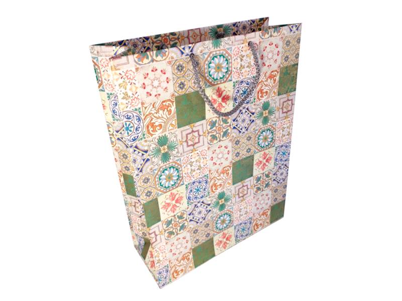 Torebka A4 MEDITERRANEO 90g Kartos GOLD 24x34,5x9