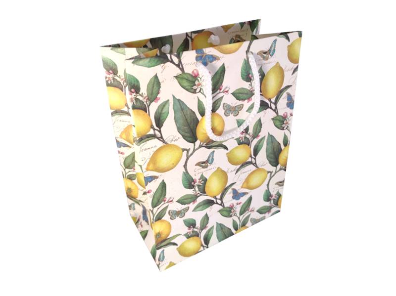 Torebka A5 LEMON TREE 90g Kartos GOLD 17,5x23x10cm