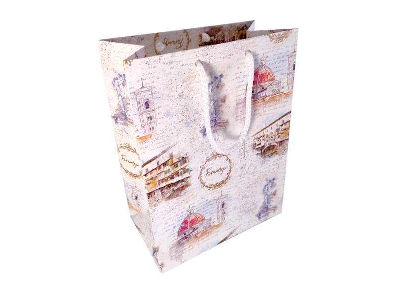 Torebka A5 FIRENZE WATERCOLOR 90g Kartos 17x23x10