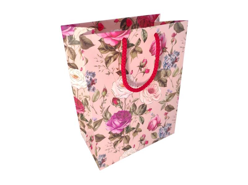 Torebka A5 ROSE 90g Kartos GOLD 17,5x23x10cm