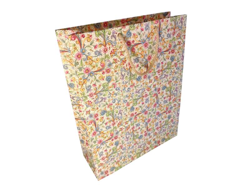 Torebka A5 FLORET 90g Kartos GOLD 17,5x23x10cm