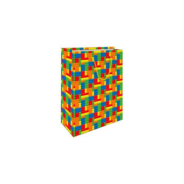 Torebka 36x45x12  MATTONCINI COLORATI / LEGO 180g