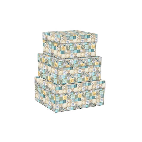 Pudełka zestaw Mały BLU TILES