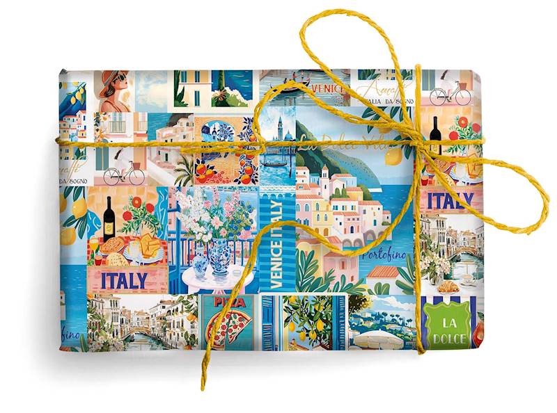 Papier ozd.PRESTIGE GOLD wzór: LA DOLCE VITA