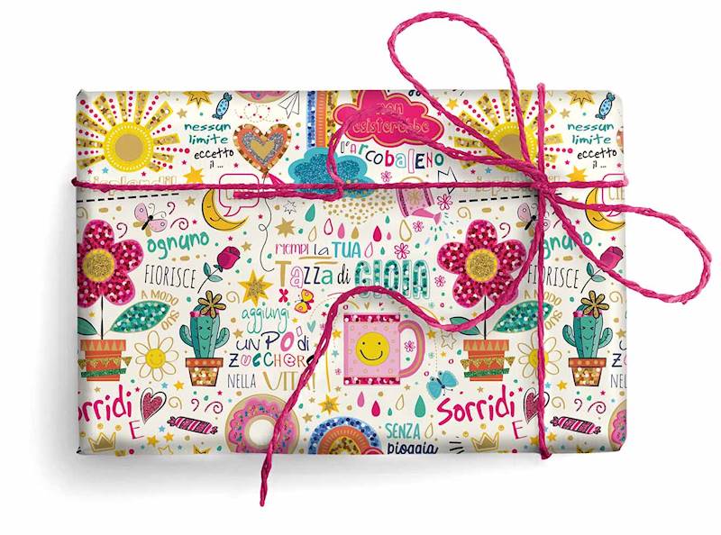Papier ozd.A PAILLETTES złocony