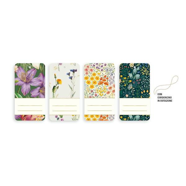 Przywieszki KARTOS/5szt/ FLOWERS Mix
