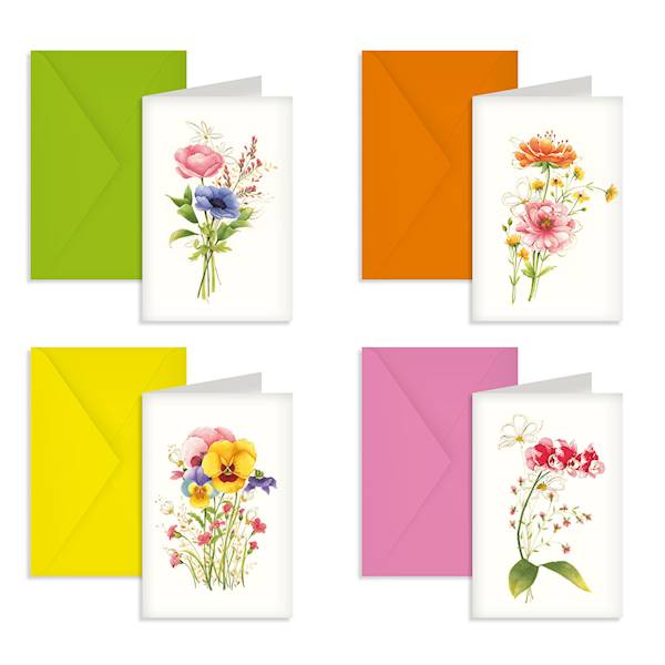 Karnet + koperta B6 Flowers