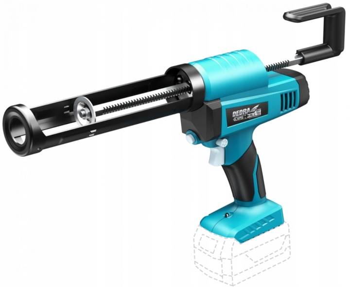 DEDRA AKU.WYCISKACZ DO SYLIKONU 18V AKUMLATOROWY  DED7056