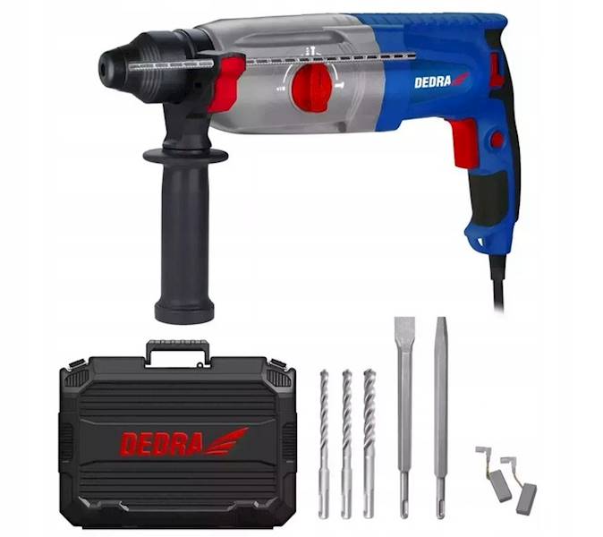 MŁOTOWIERTARKA SDS PLUS 1050W.0-980R/MIN 3-FUNK.W  DED7852