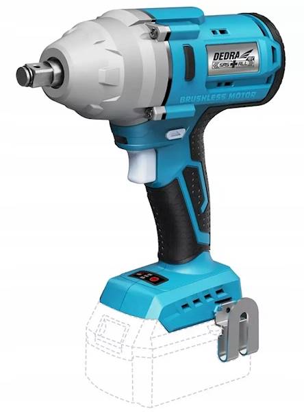 DEDRA AKU.KLUCZ UDAROWY BEZSZCZ.600 NM1/2 18V  DED7157