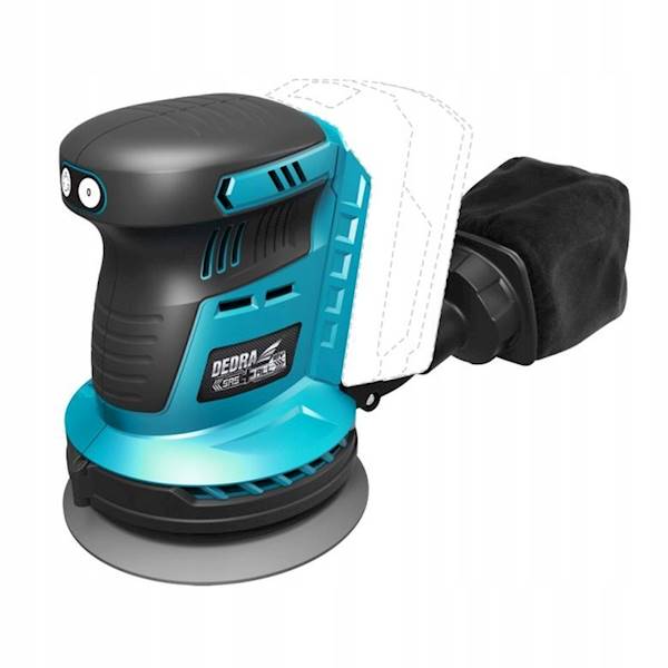 DEDRA AKU.SZLIFIER.MIMOŚROD.125MM BEZSZCZ.18V 7062  DED7062