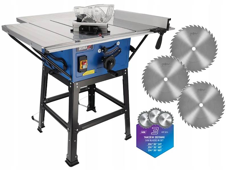 PILARKA DO DREWNA 2000W TARCZA DO DREWNA 24T 40T 60T DED7754T3