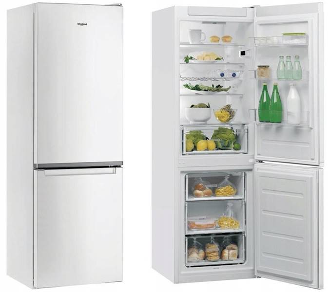 CHŁODZIARKA WHIRLPOOL W5 721 EW2  BEZ NOFROS.  BIAŁA  176.3 WYS.