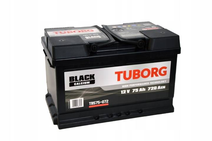 AKUMLATOR TUBORG TB575-072 BLACK