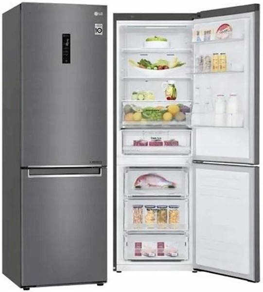 CHŁODZIARKA LG GBB61DSHMN  wys.186 cm