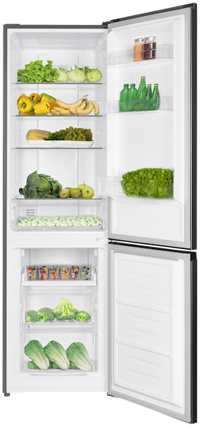 CHŁODZIARKA KERNAU KFRC 18153 NF IX NOFROS SREBNA WYS.180M SZER.54  GŁĘ.60