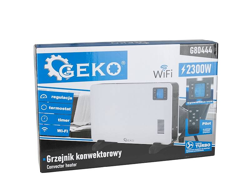 GRZEJNIK KONWEKTOROWY LCD Z PILOTEM STEROWANIA I WIFI G80444