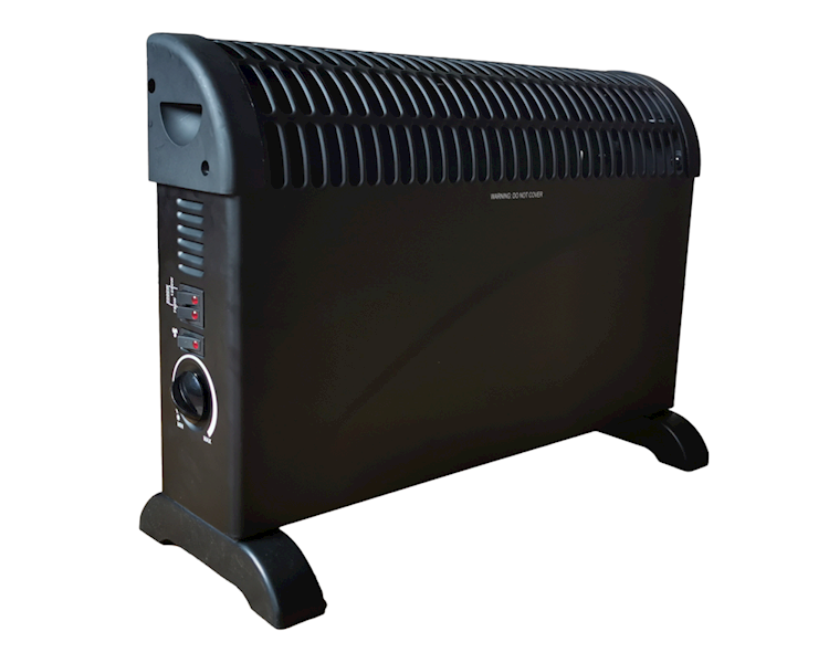 KONWEKTOR BASIC 2000W Z NAWIEWEM CZARNY