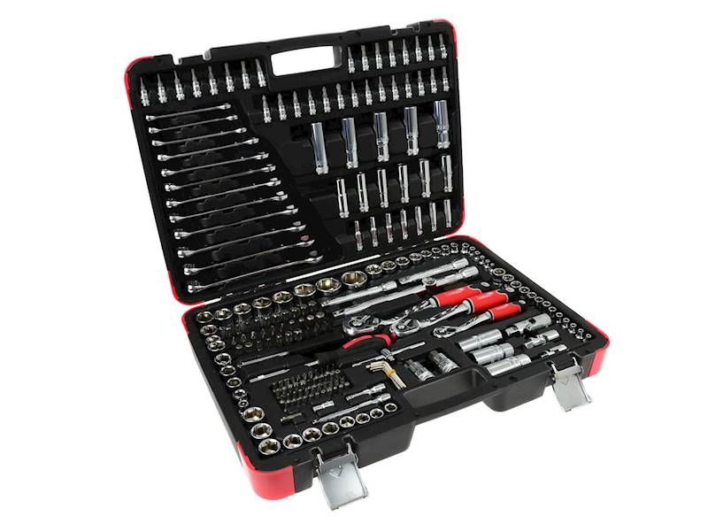 ZESTAW PROFESION.KLUCZY NASADK.216-ELEM.  1/4"3/8"  T00103